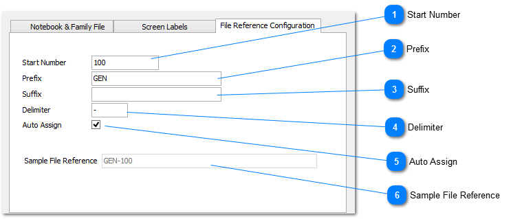 File Reference Configuration